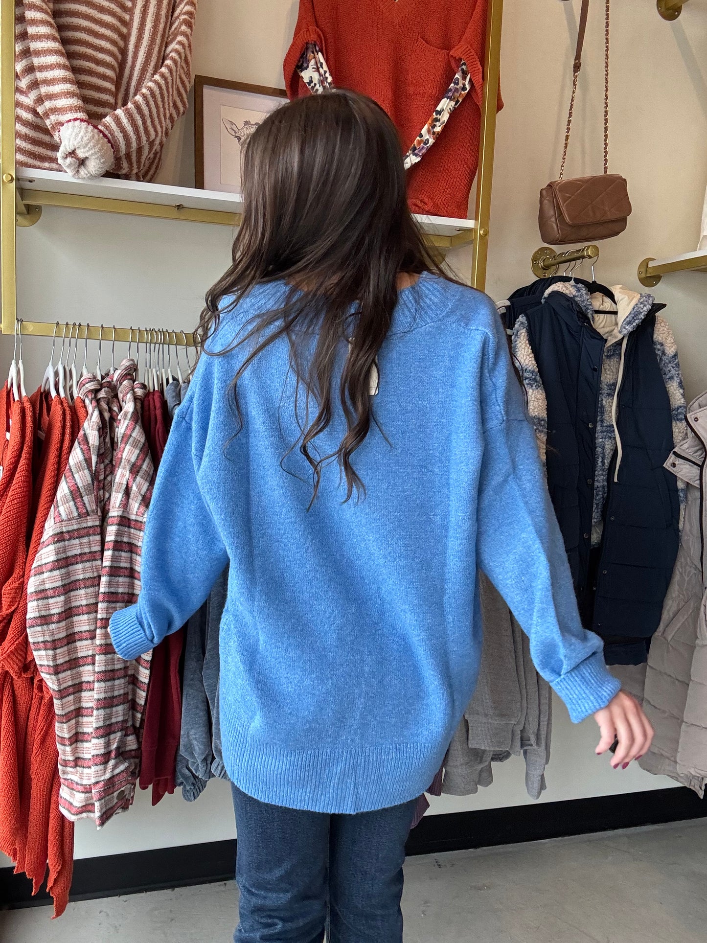 Coastal Button Up Sweater