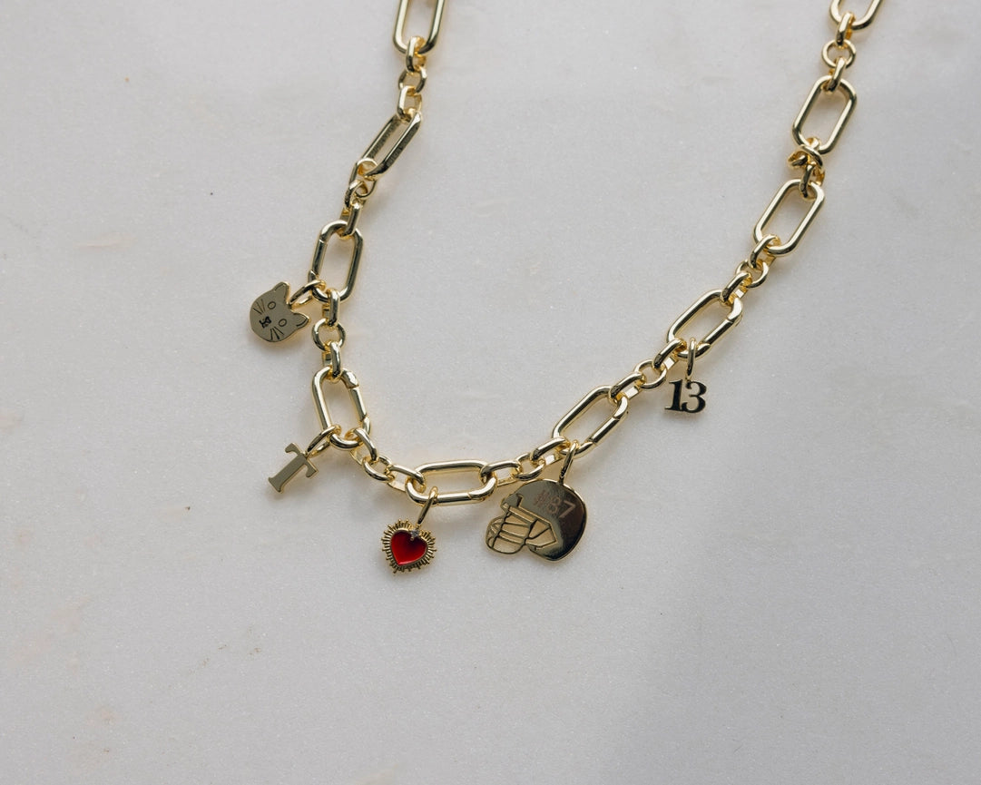Gold Cat Charm