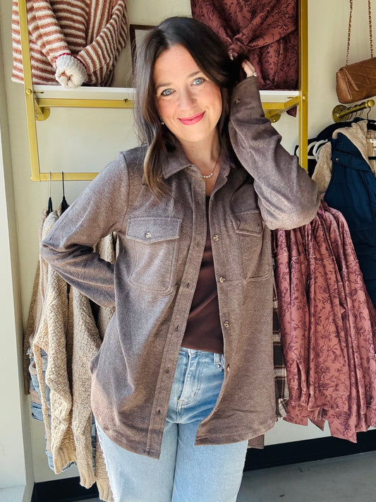 Heather Brown Cassian Shirt