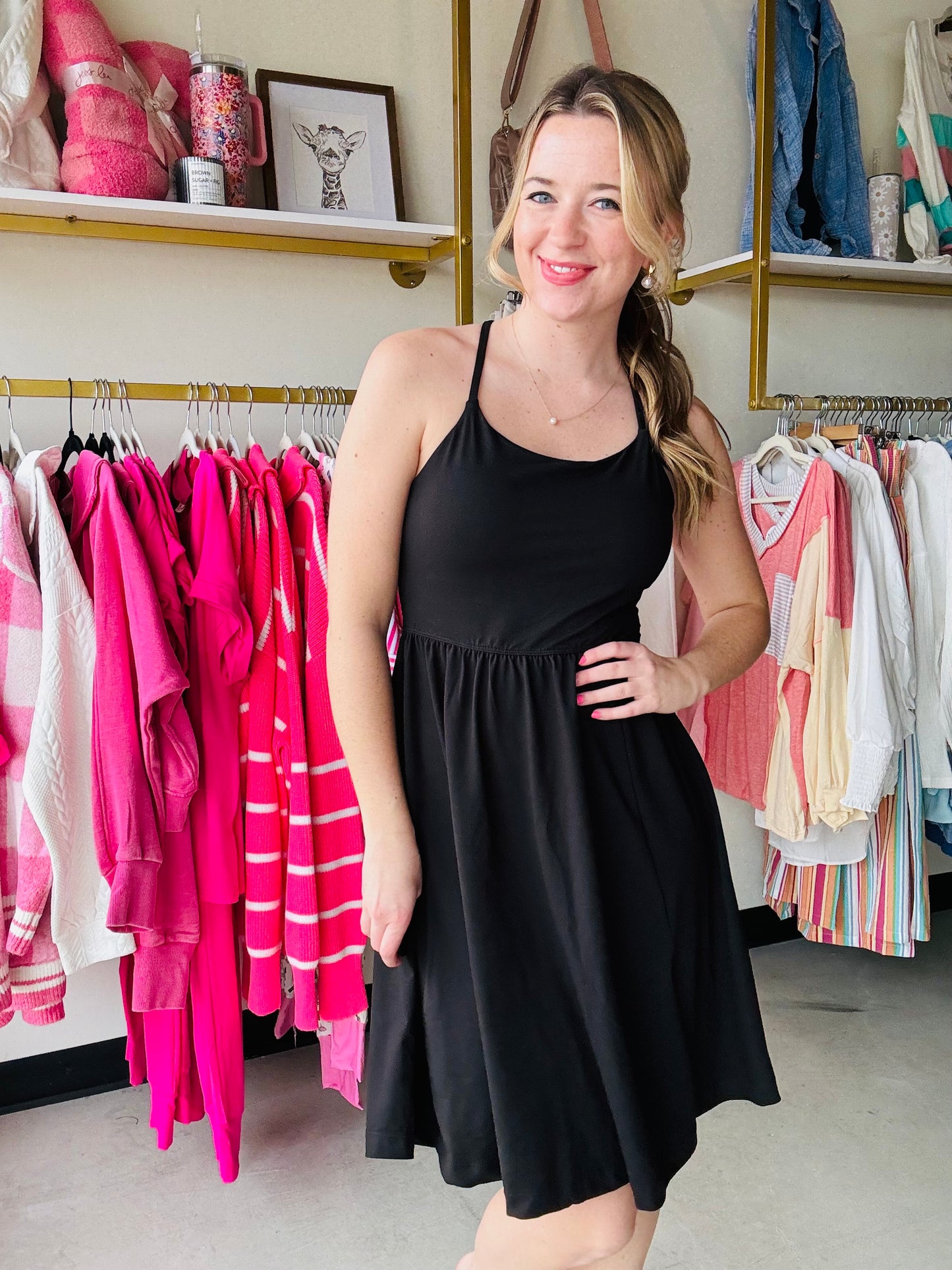 Black Buttery Soft Everyday Dress
