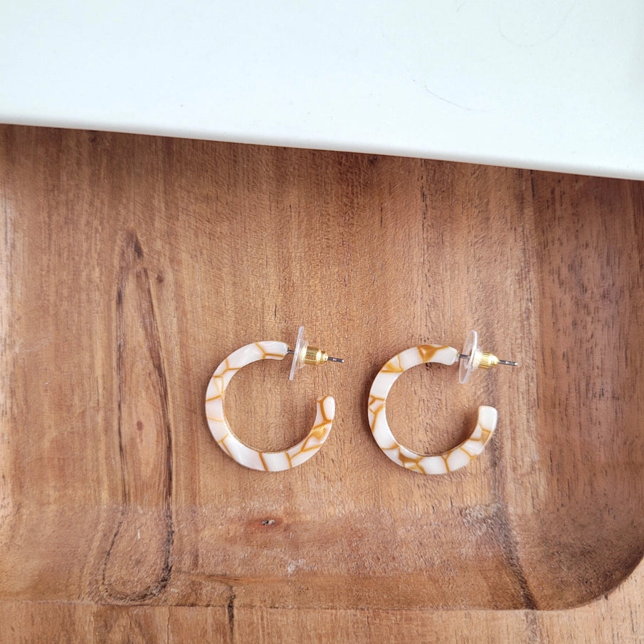 Pumpkin Spice Cam Mini Hoops