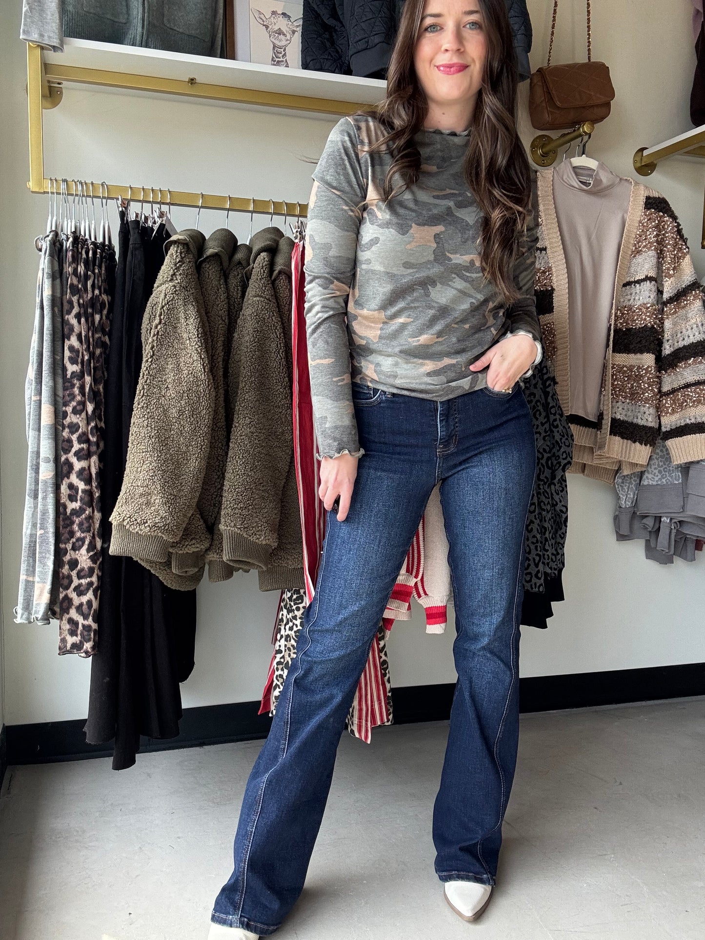 Daisy Angle Flare Jeans - RFM