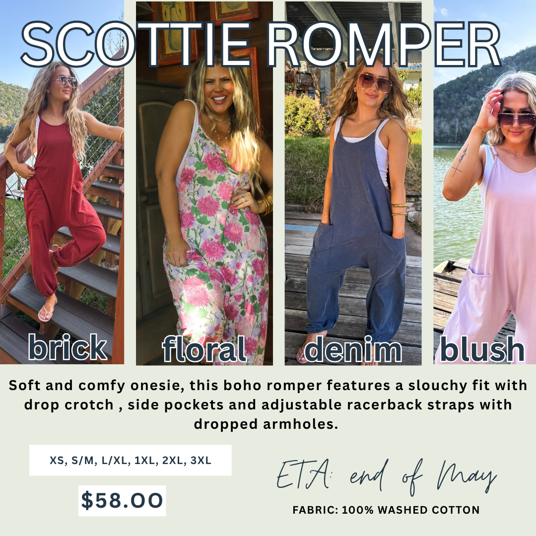 Scottie Romper | PREORDER