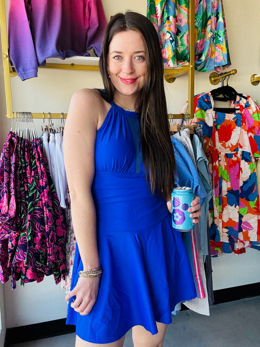 Royal Blue Chasing Sunshine Swimsuit