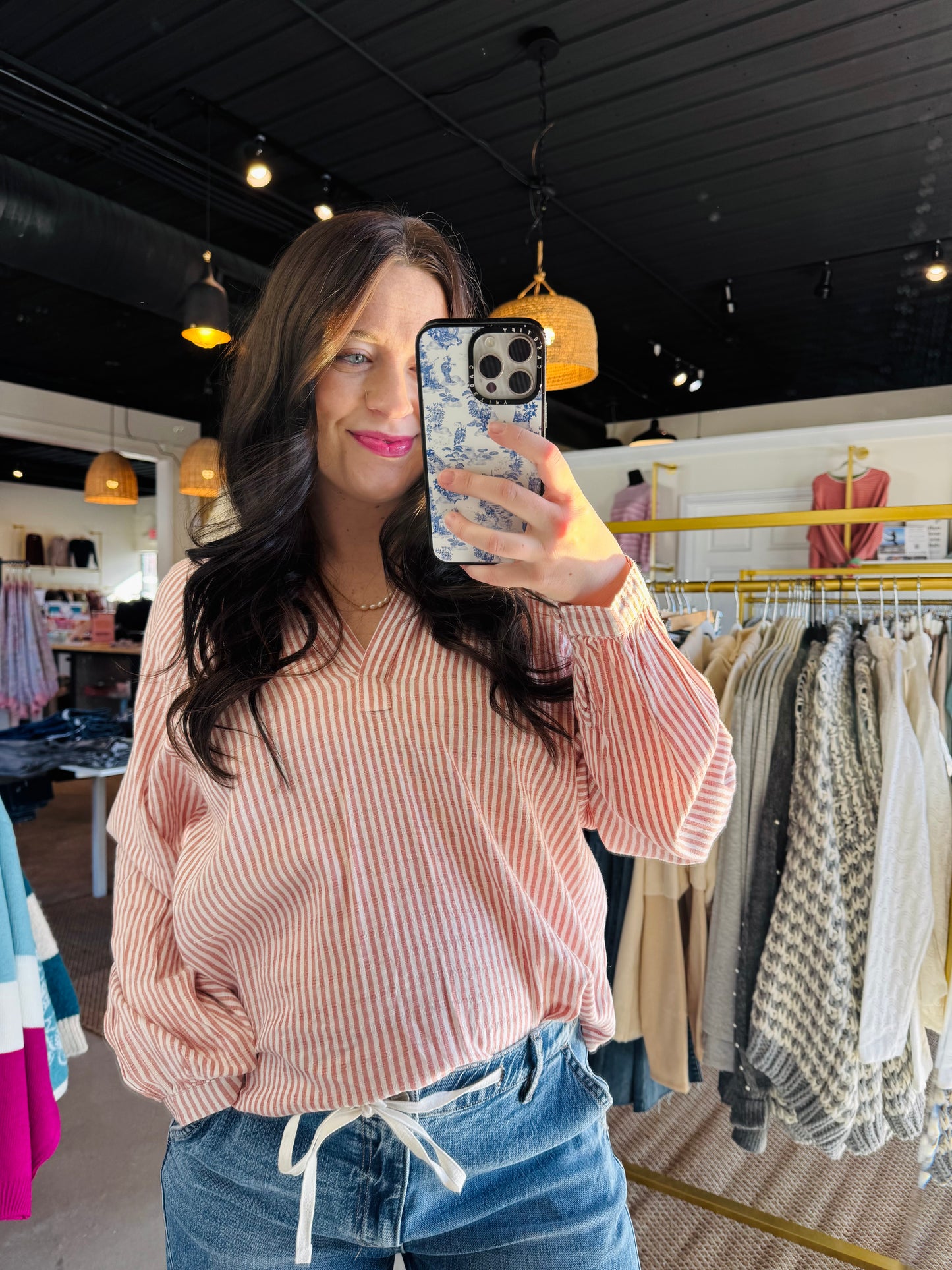 Rose Ivory Bethany Top