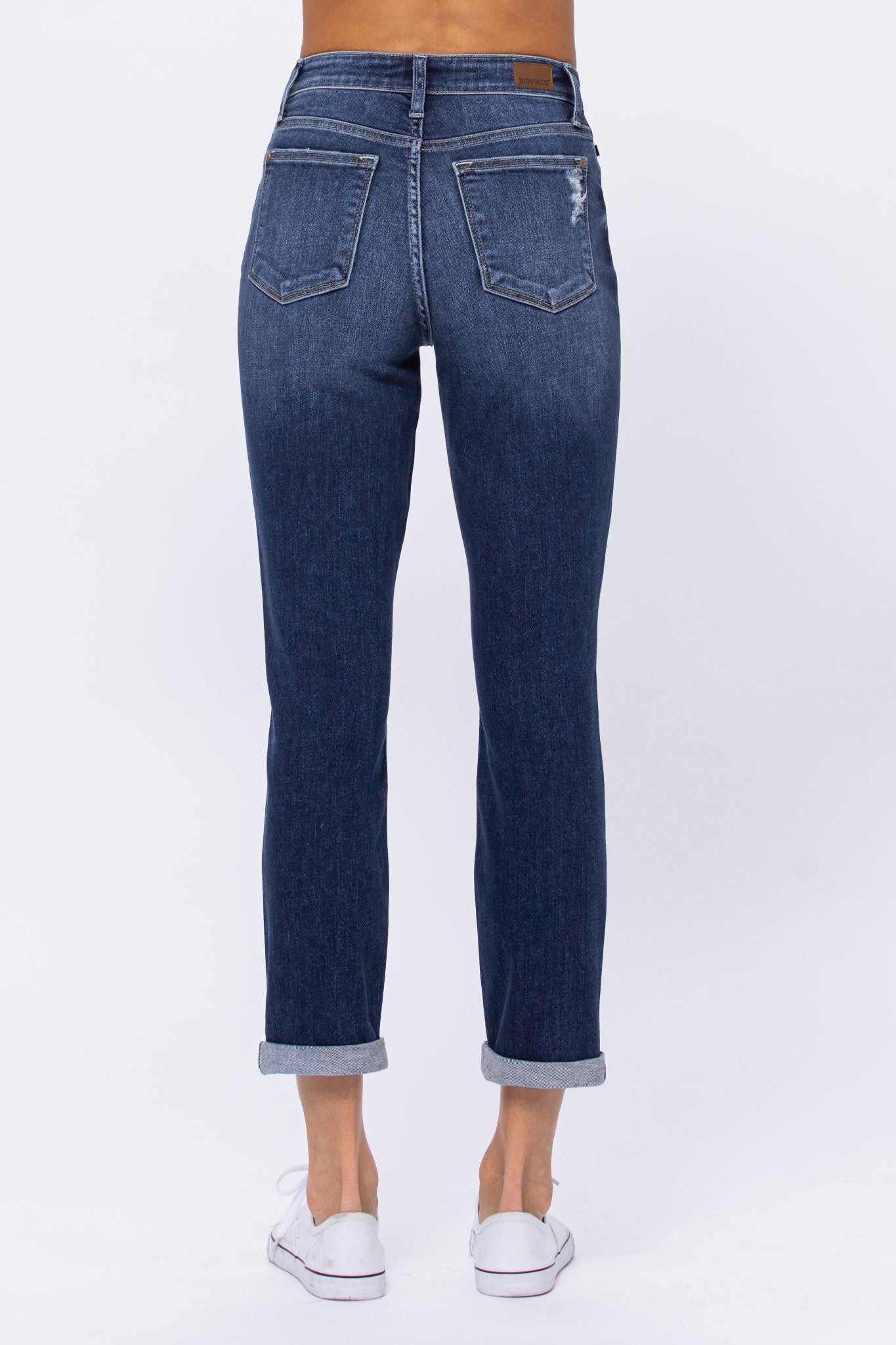 High Rise Boyfriend Denim - Plus Size