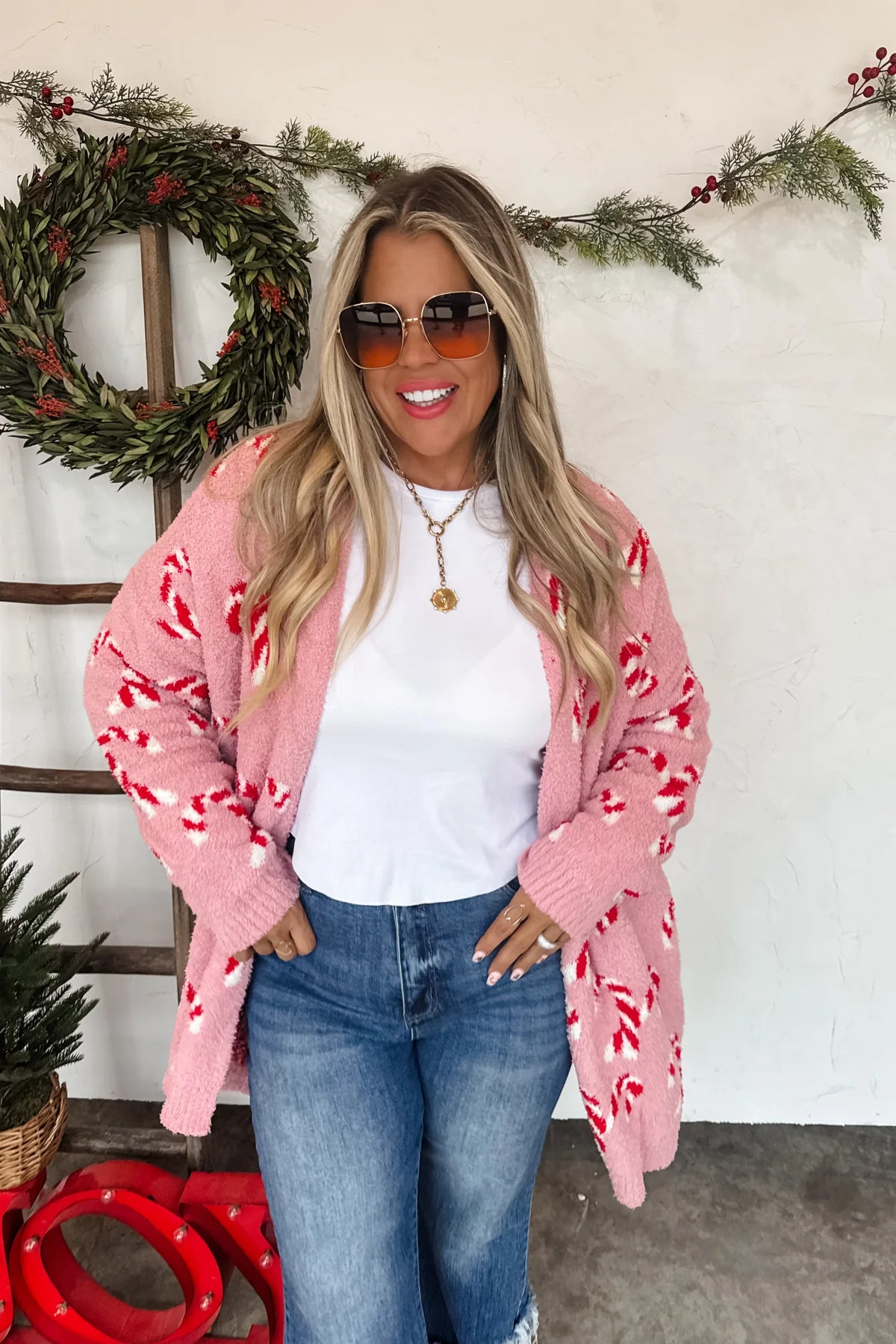 Candy Cane Cloud Cardigan