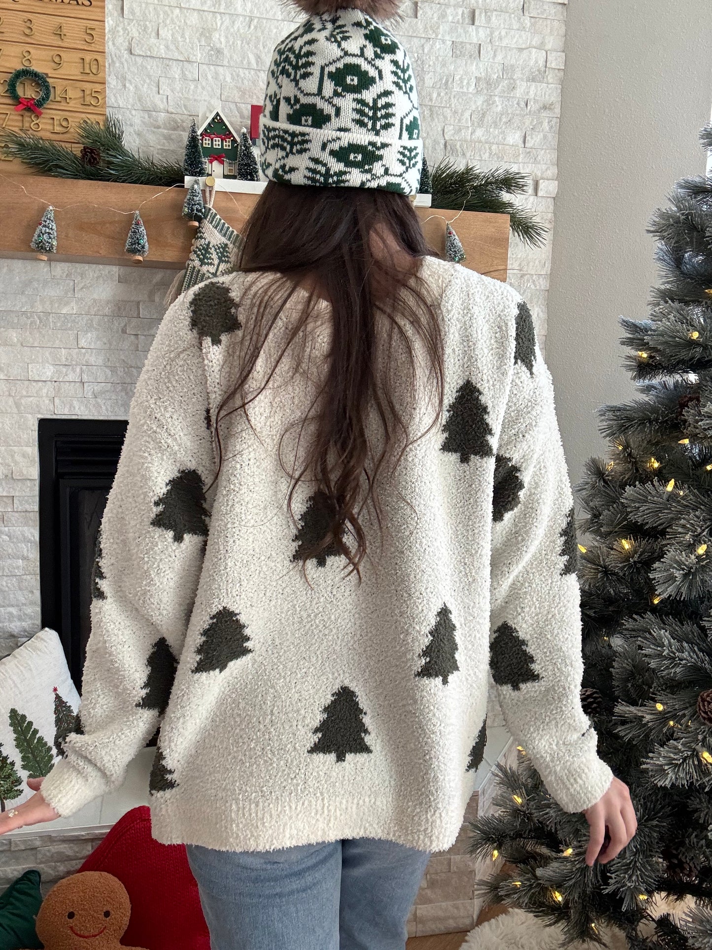 Winter Tree Luxe Crewneck