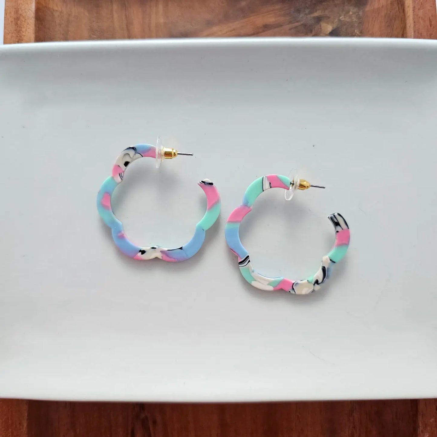 Posey Hoops - Pastels
