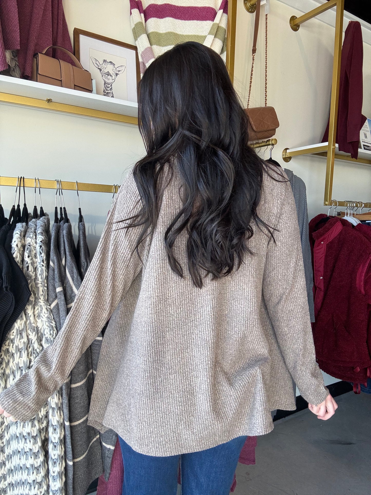 Light Cocoa Bliss Cardigan