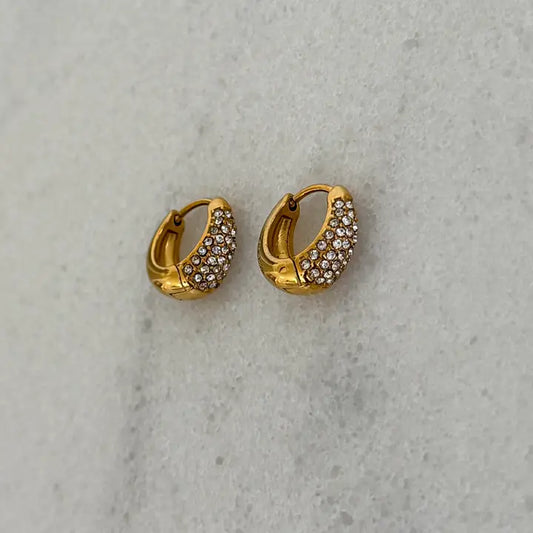 Dainty Diamond Huggies