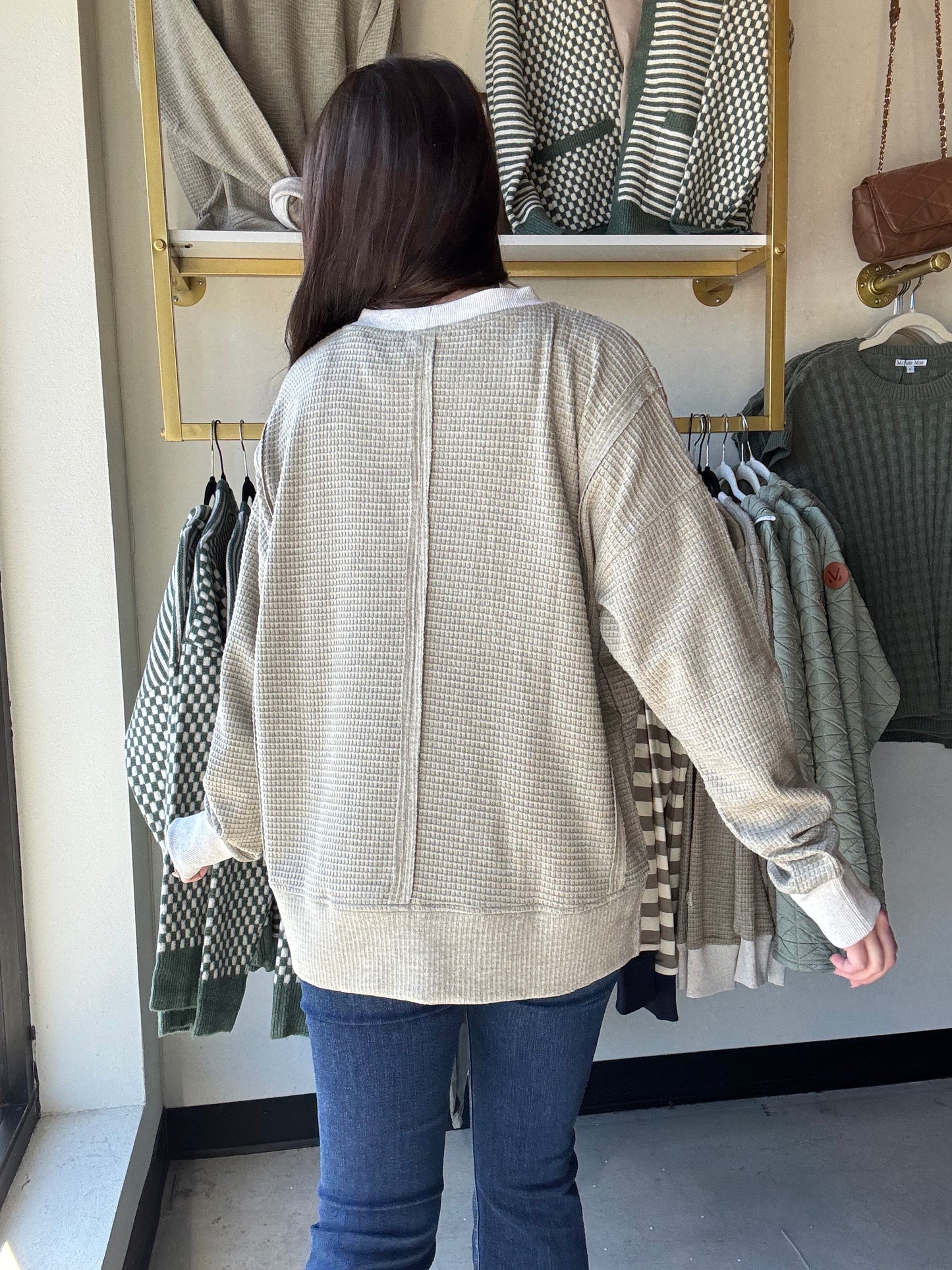 Light Olive Brushed Thermal