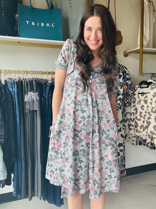 Sunflower Sage Night Dress