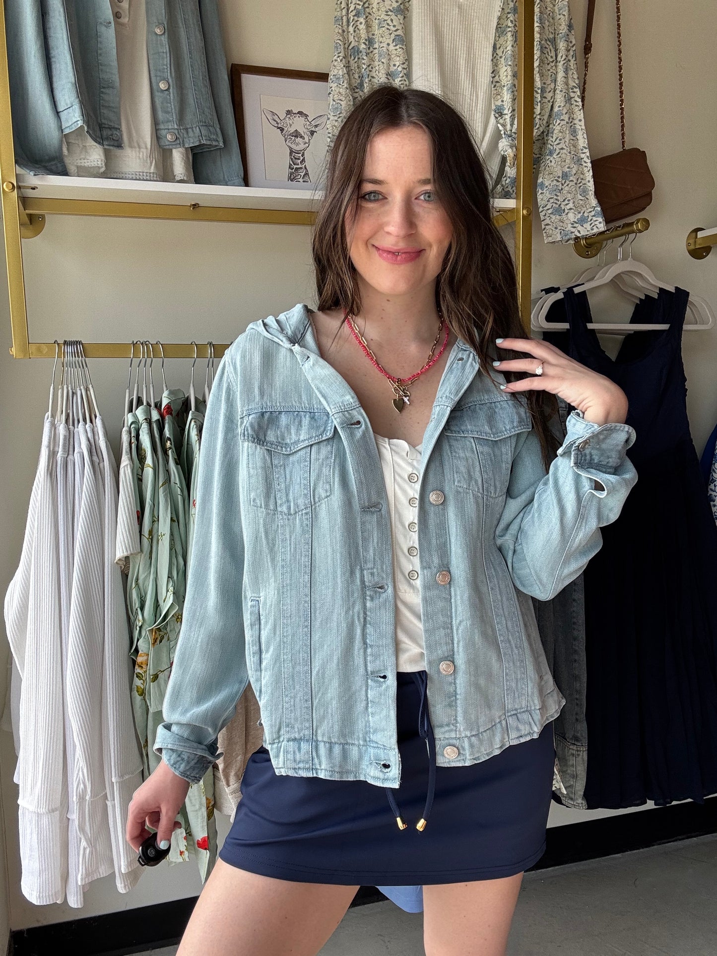 Sun Wash Hooded Jackie Jacket