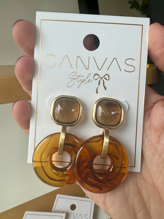 Daphne Resin Drop Earrings