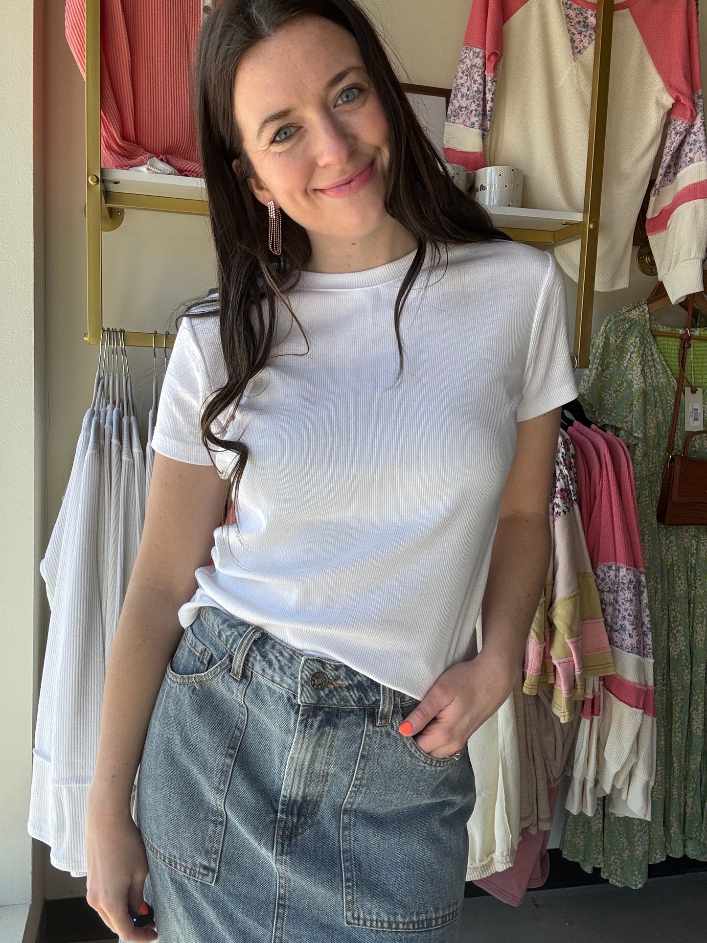 White Annie Tee