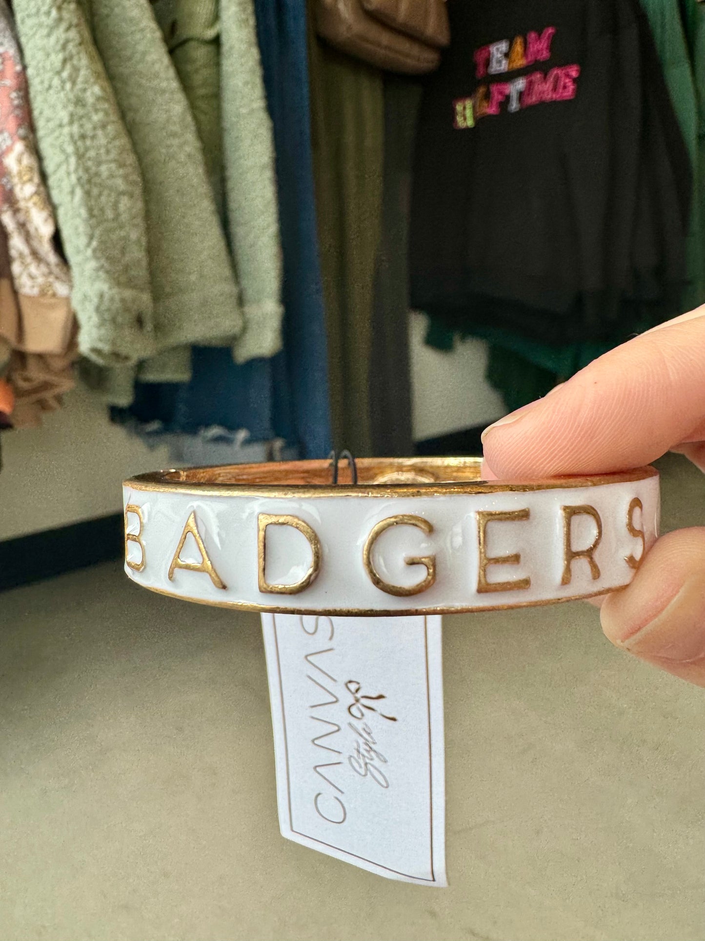 Badgers Hinge Bangle