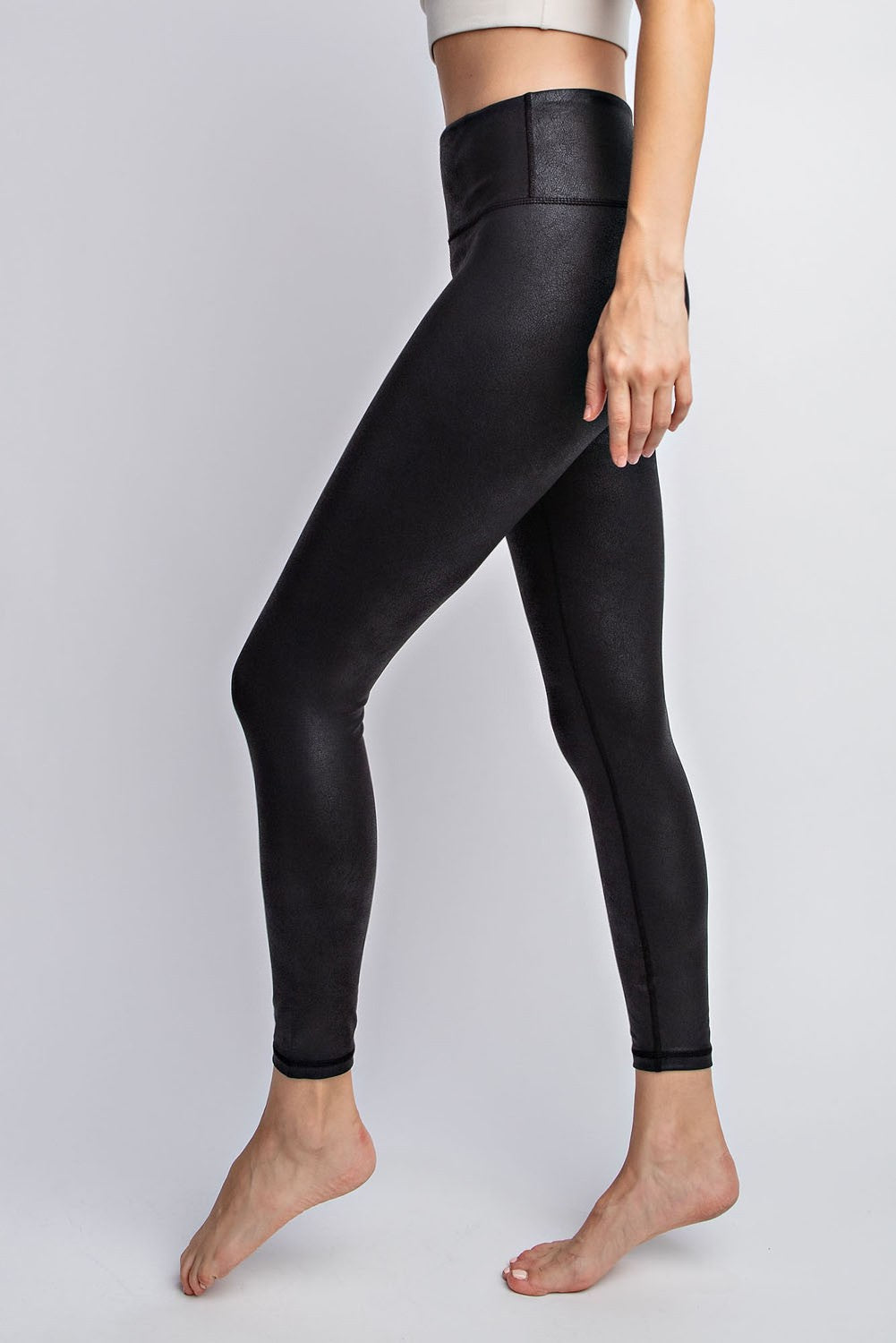 Rae Mode PU Chintz Leggings