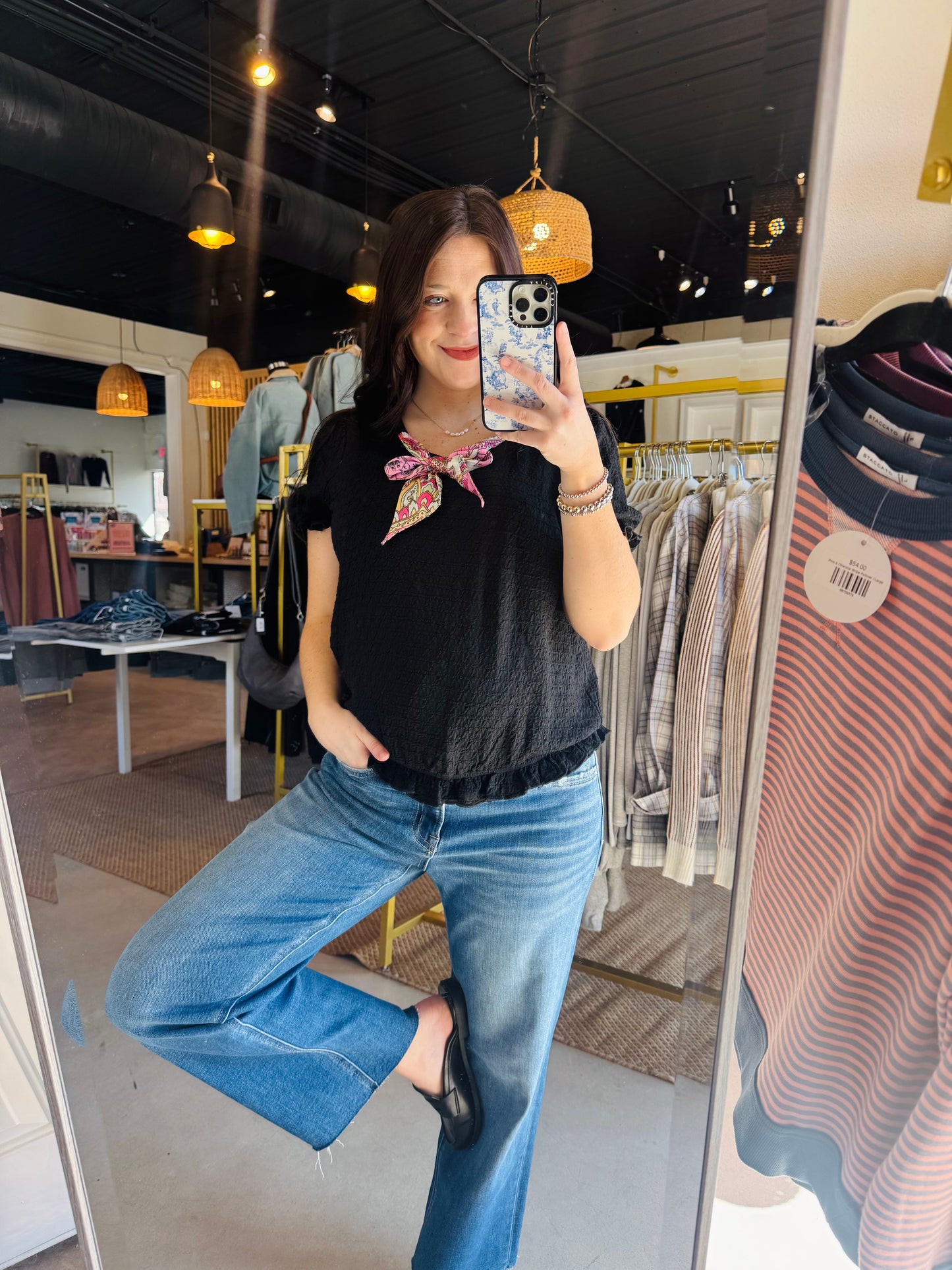 Mid Rise Clean Cut Denim