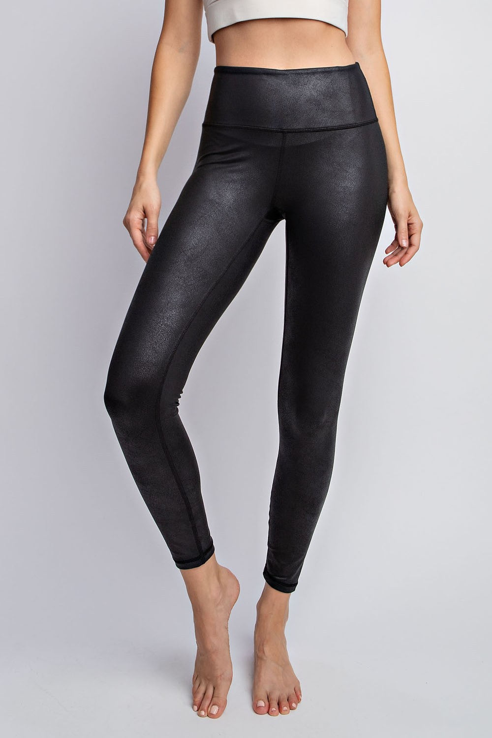 Rae Mode PU Chintz Leggings