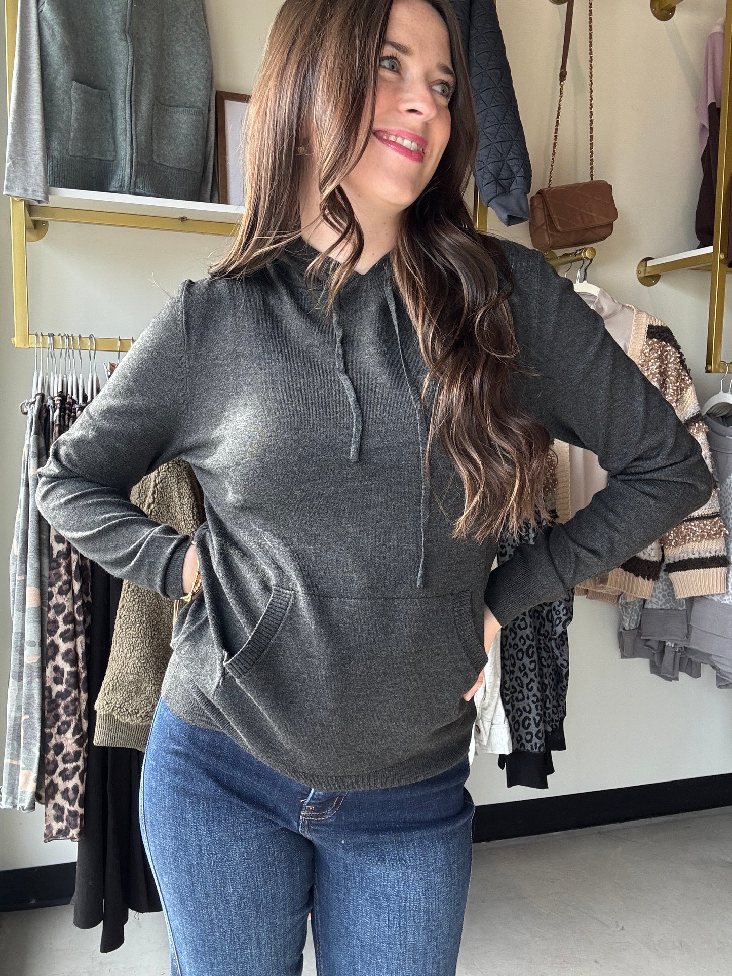 Charcoal Sweater Hoodie