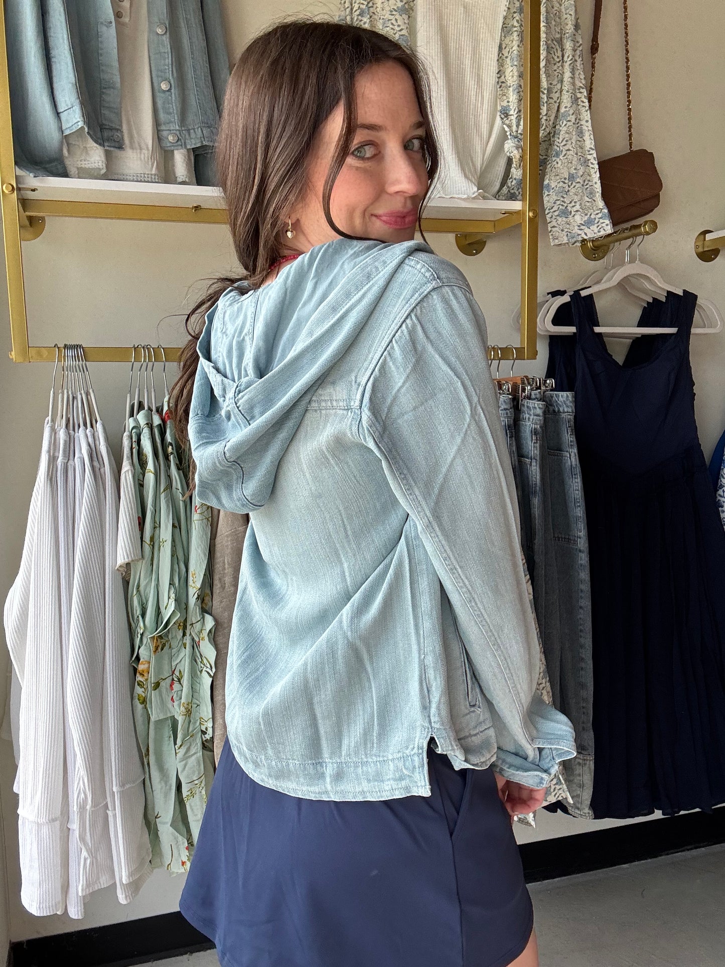 Sun Wash Hooded Jackie Jacket
