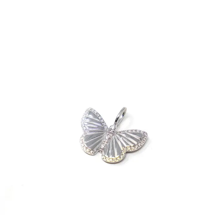 Silver Butterfly Charm