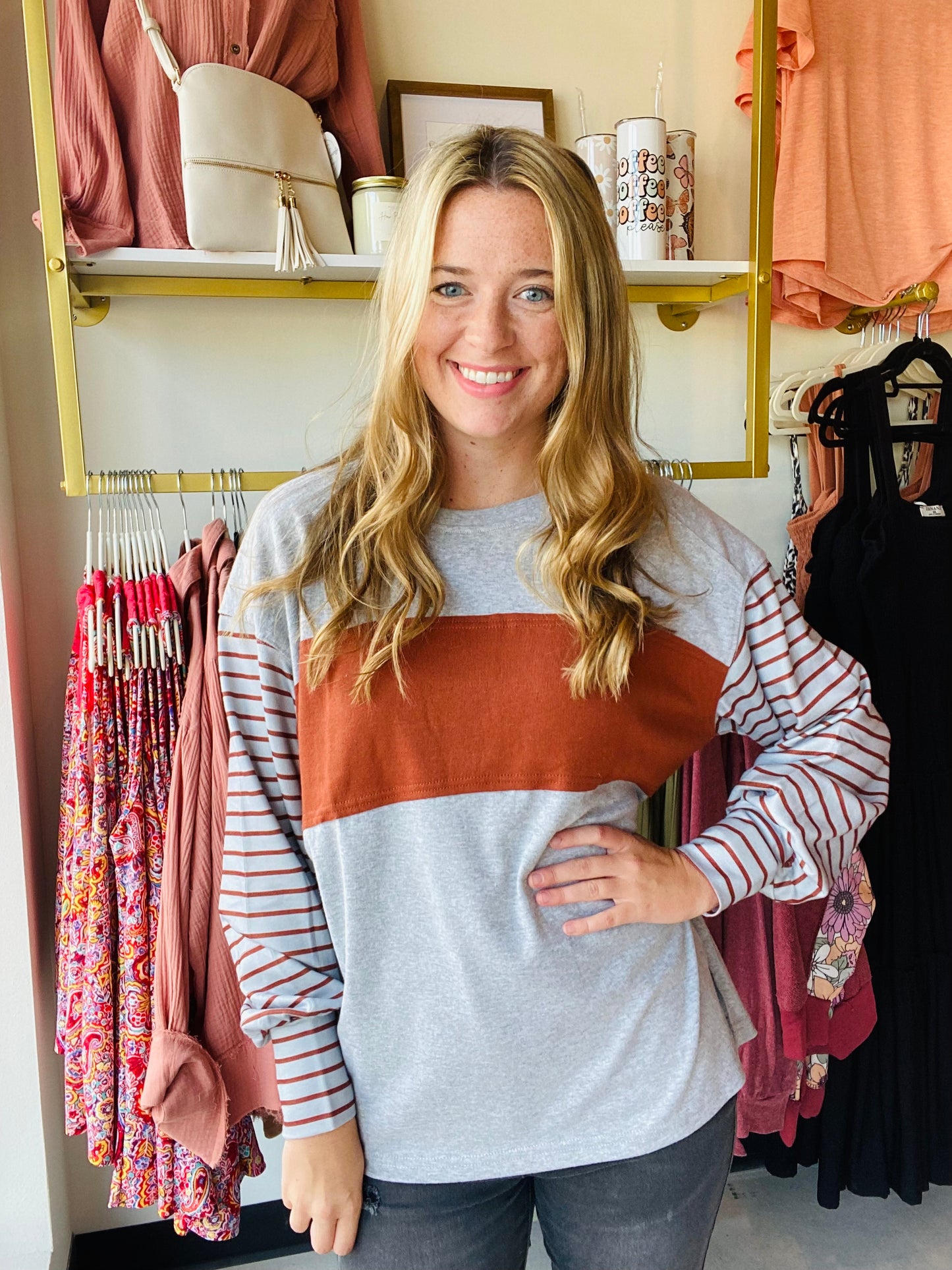 Casual Striped Long Sleeve