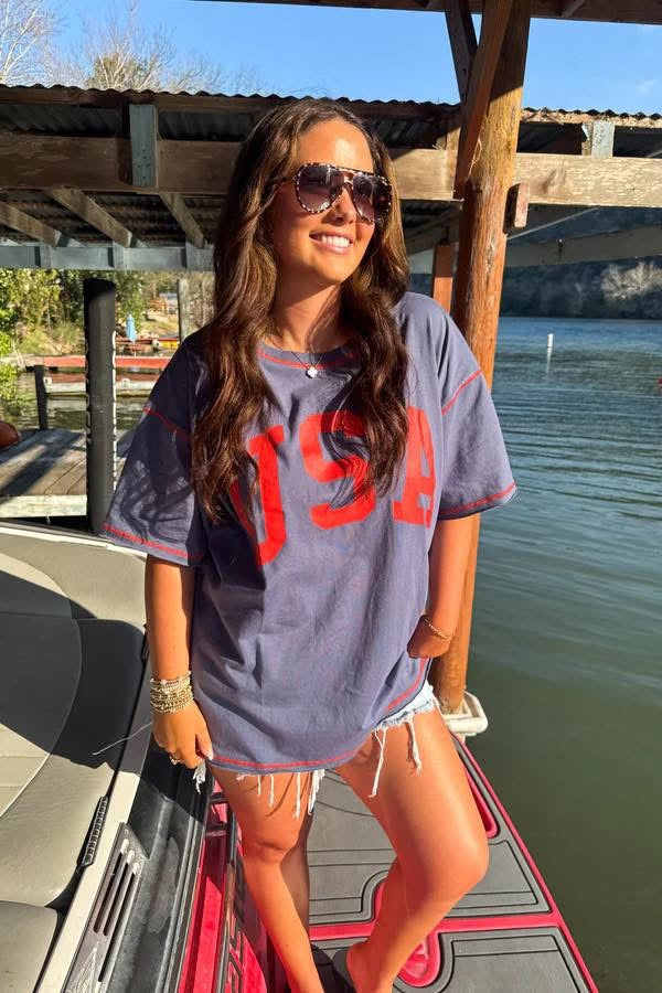 USA Oversized Tee - Preorder