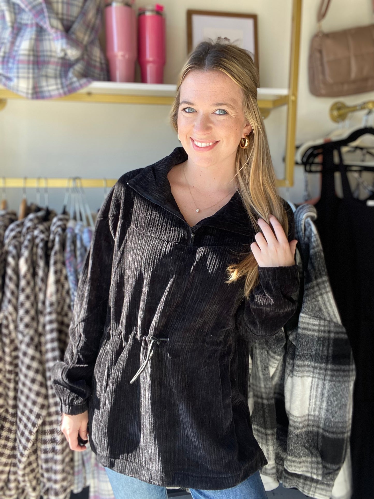 Bonfire Nights Black Pullover