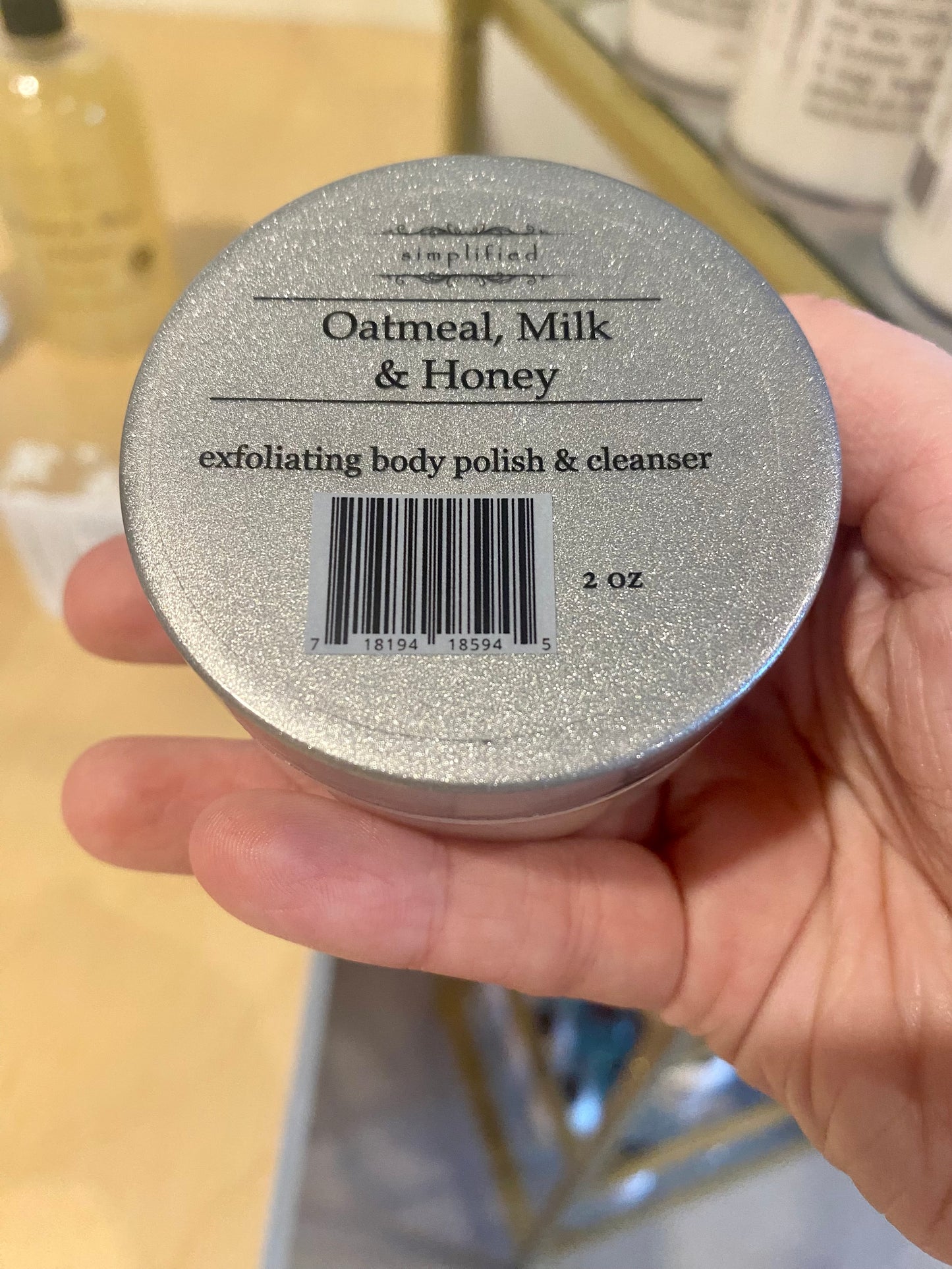 Simplified Soaps and Moisturizer- Oatmeal, Milk and Honey