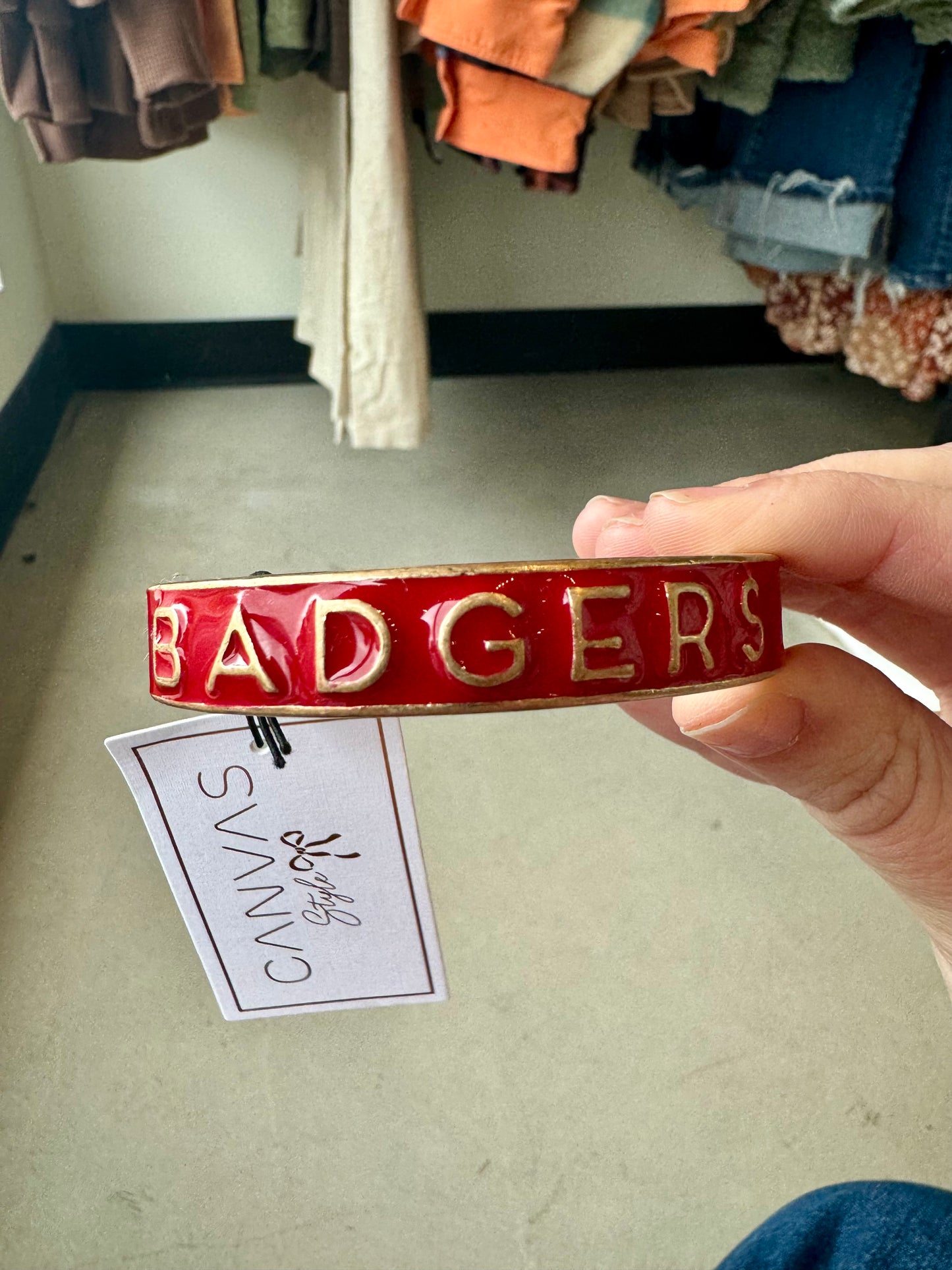 Badgers Hinge Bangle