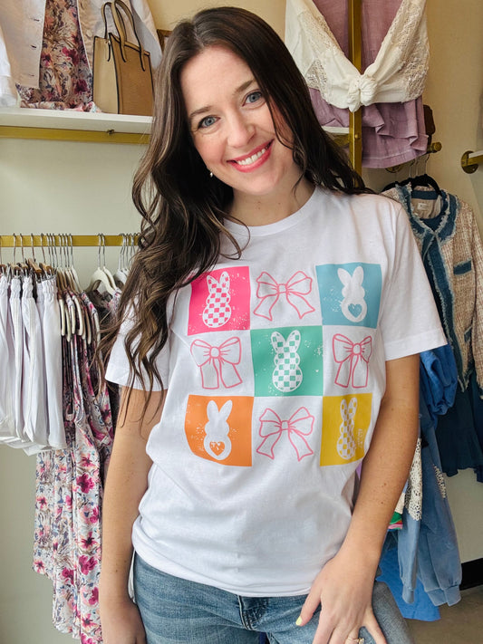 Easter Check Bella Tee