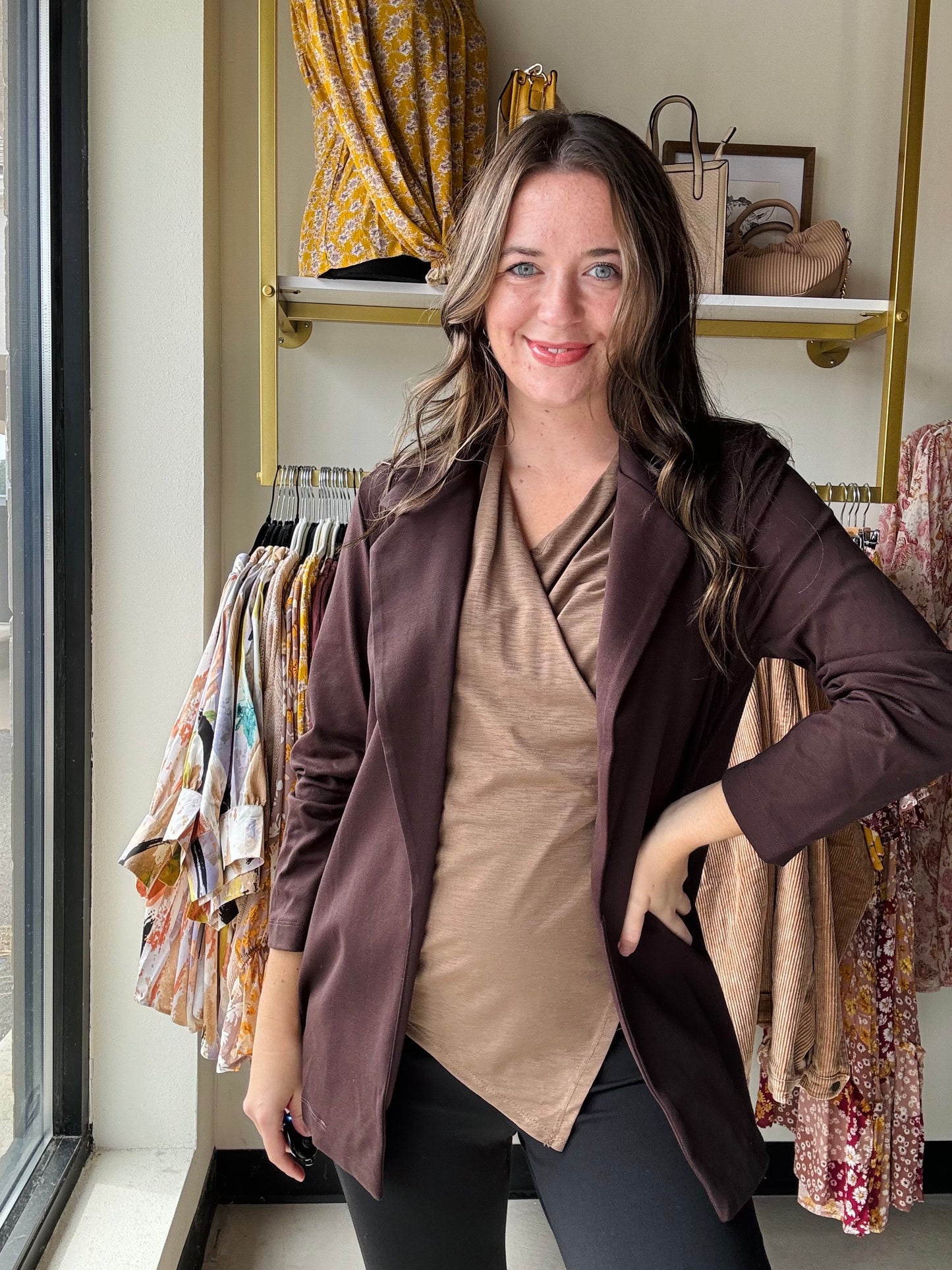 Classic Chocolate Magic Blazer