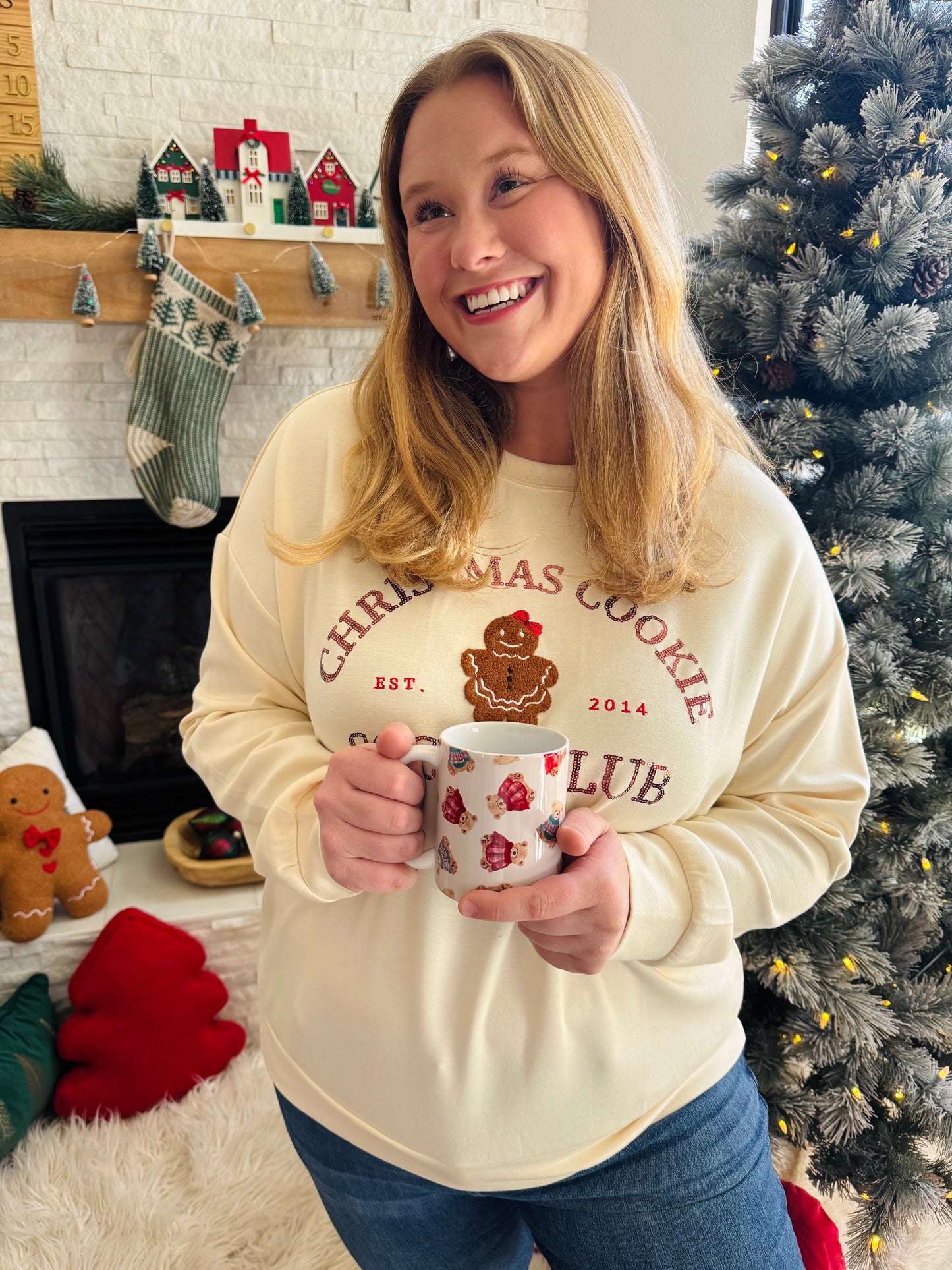 Christmas Cookie Social Club Crewneck