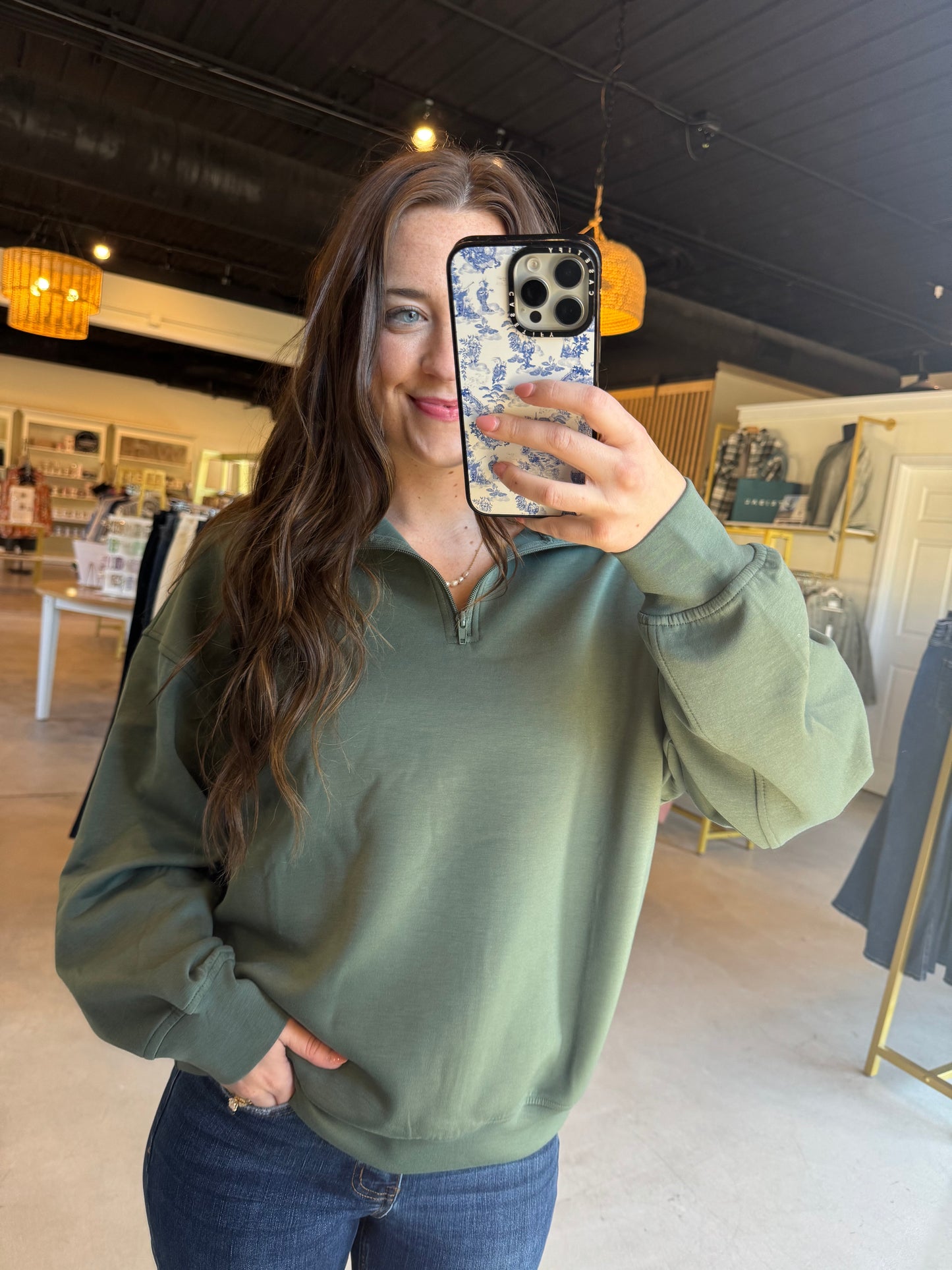 Dark Forest Scuba Half Zip