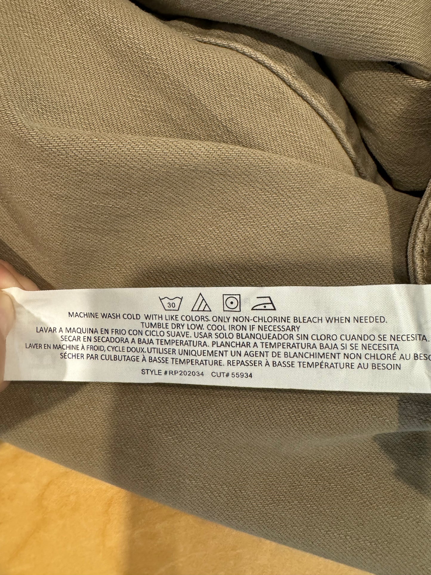 Latte Cropped Chloe Denim - RFM