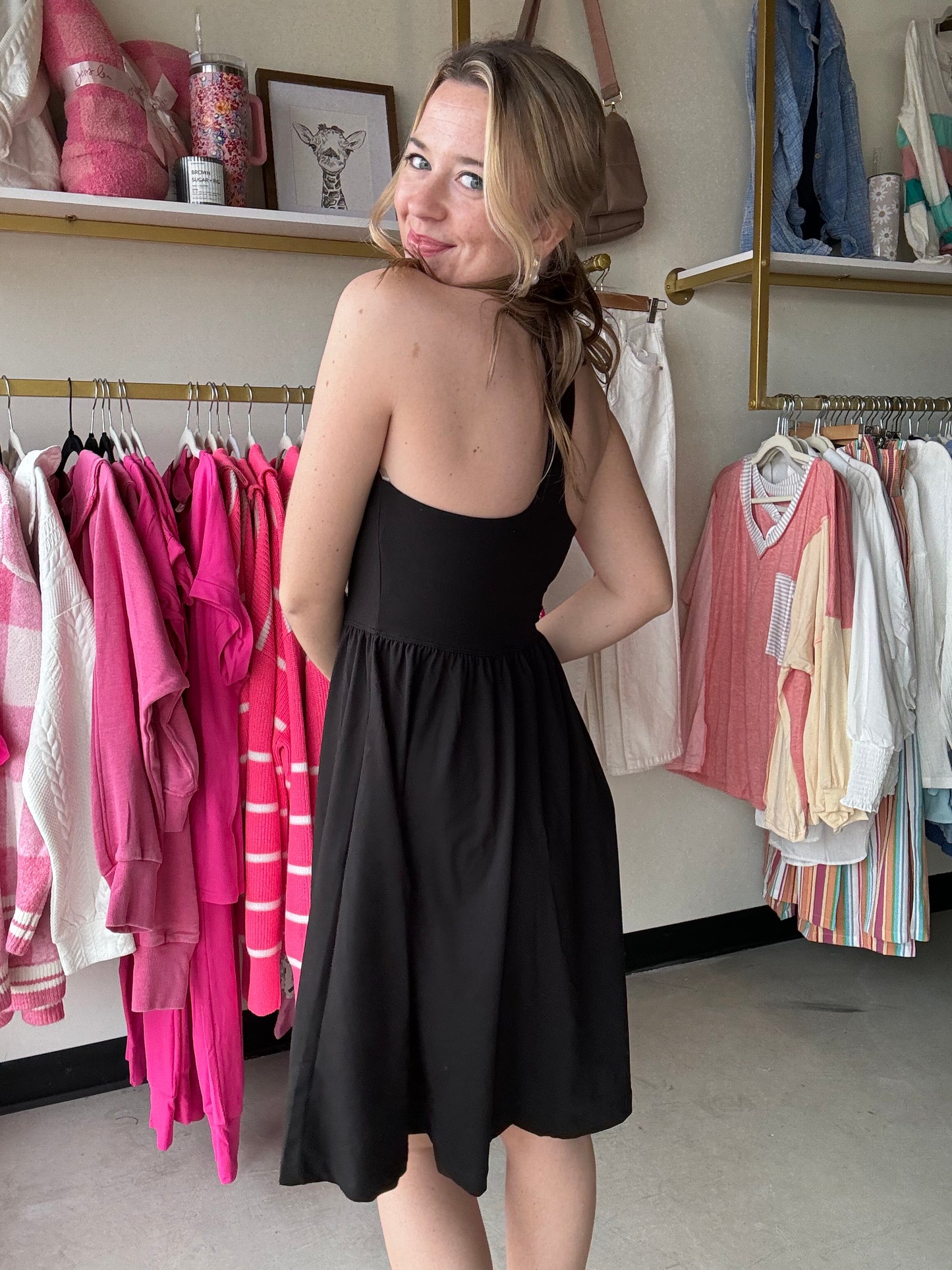 Black Buttery Soft Everyday Dress