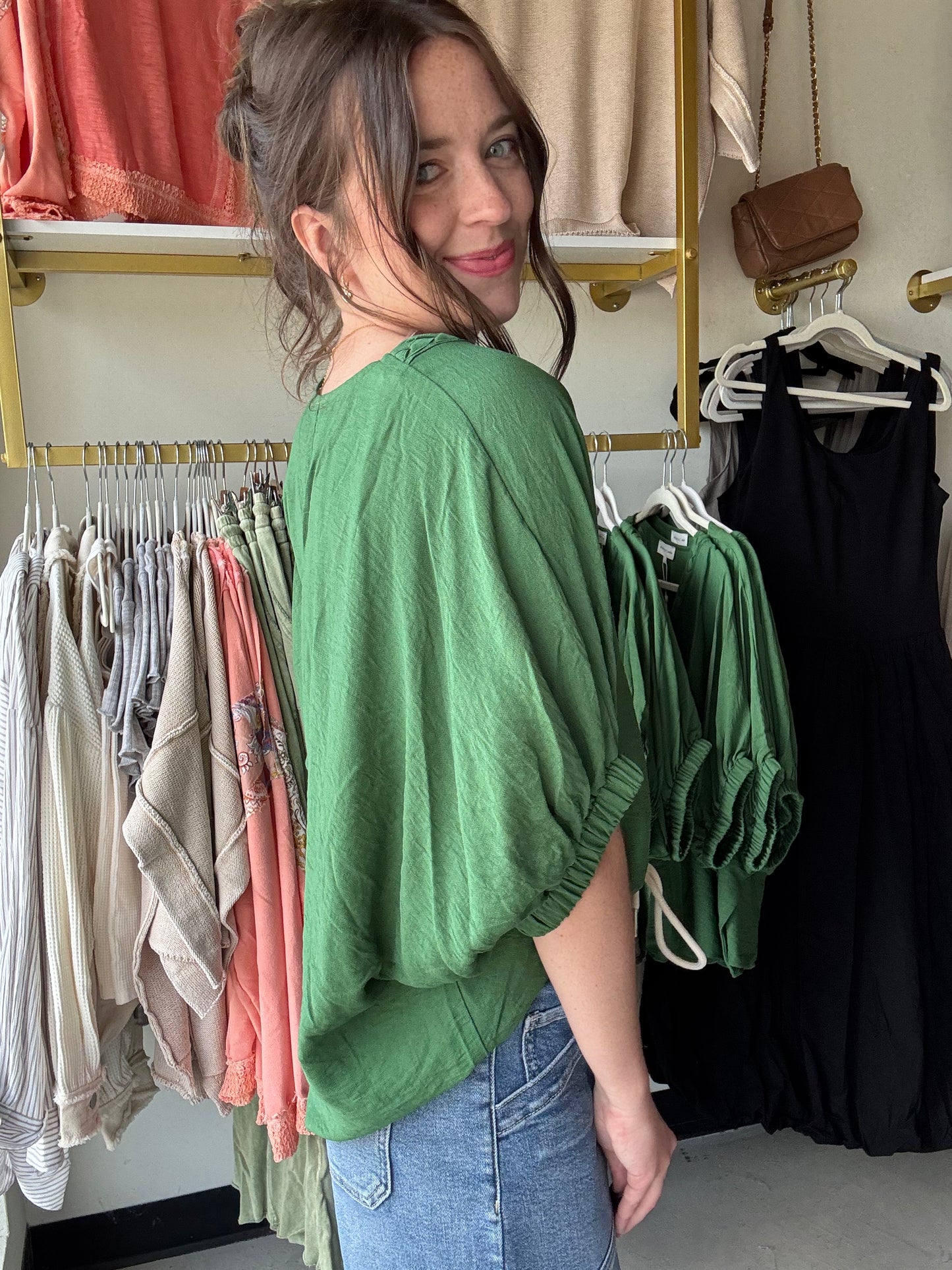 Fern Braided Dolman Top