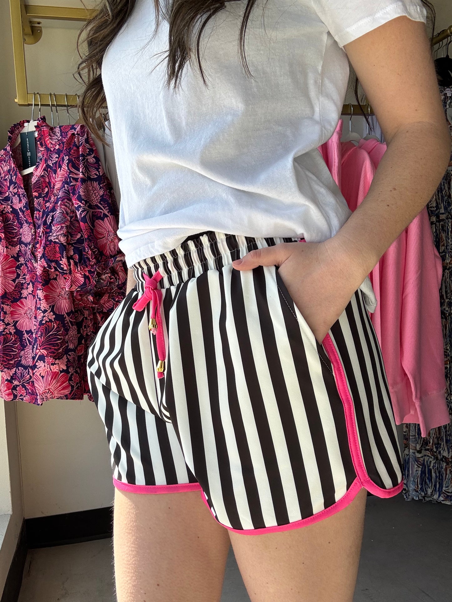 Rosemary Stripe Everyday Shorts