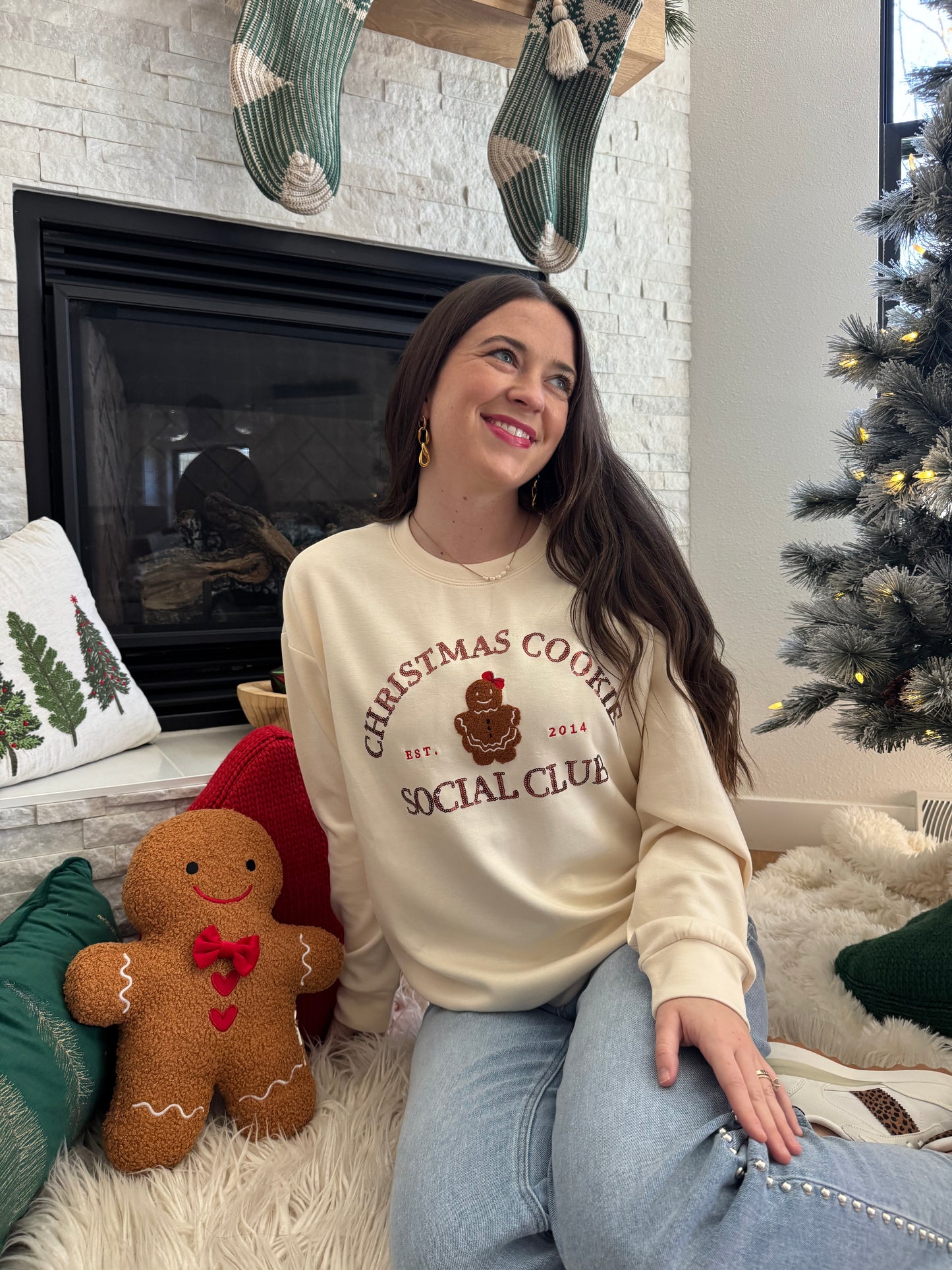 Christmas Cookie Social Club Crewneck