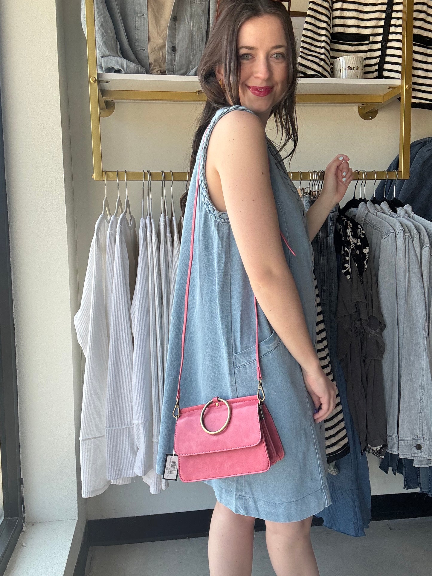 Light Denim Braided Dress