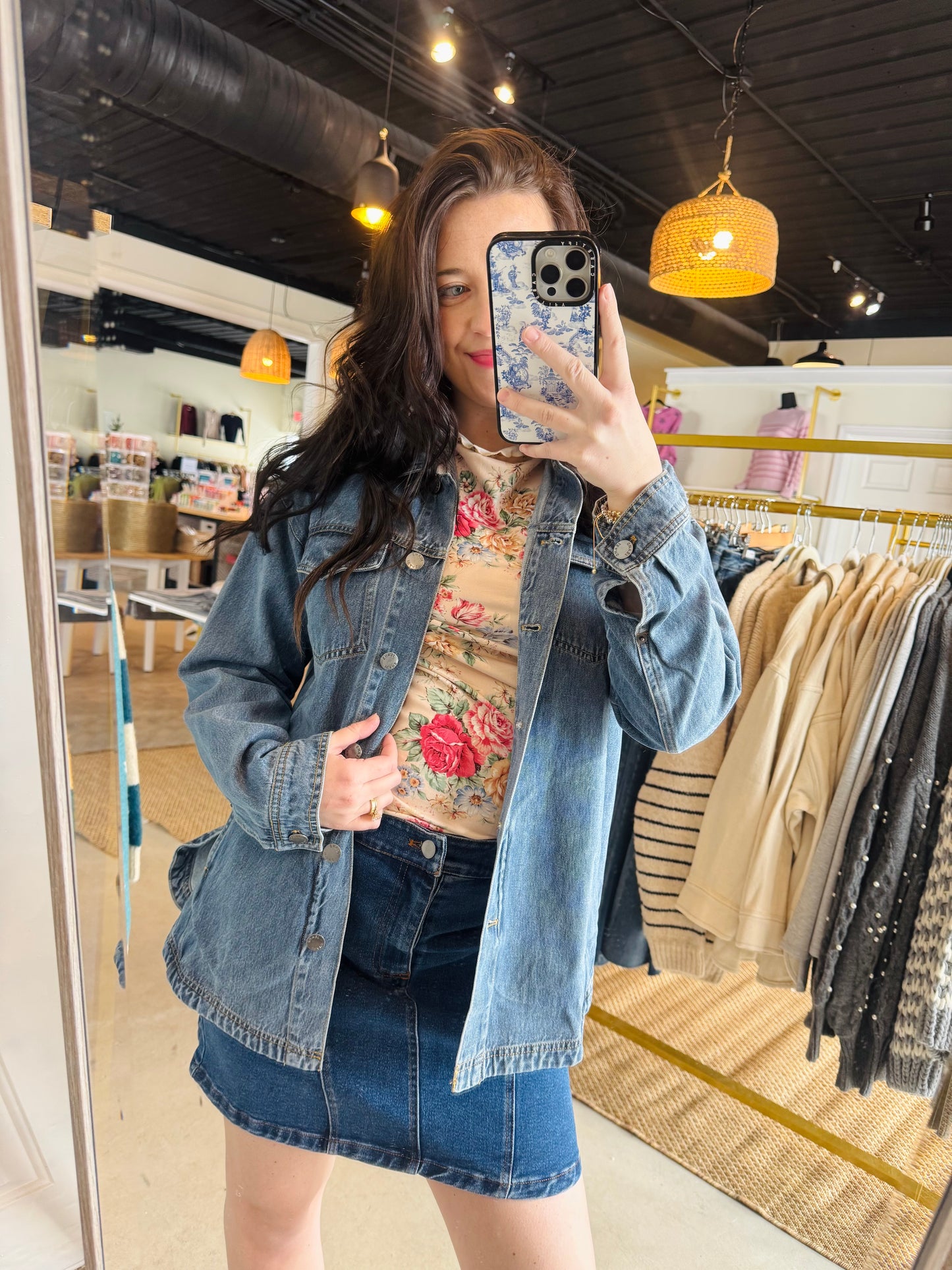 Classic Denim Tencel Shacket