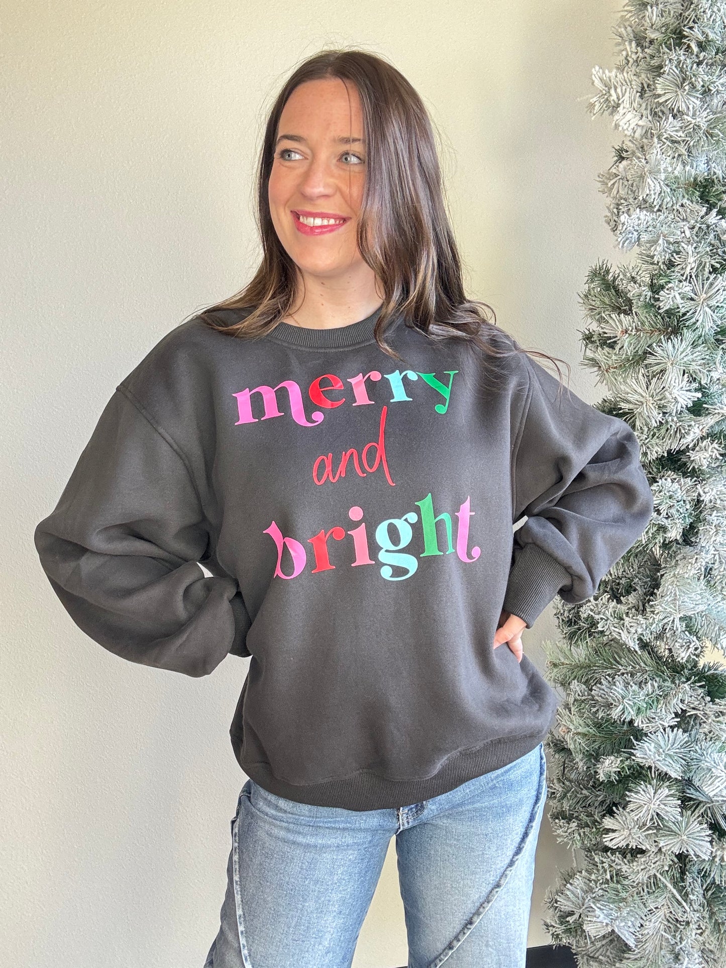Merry & Bright Crewneck
