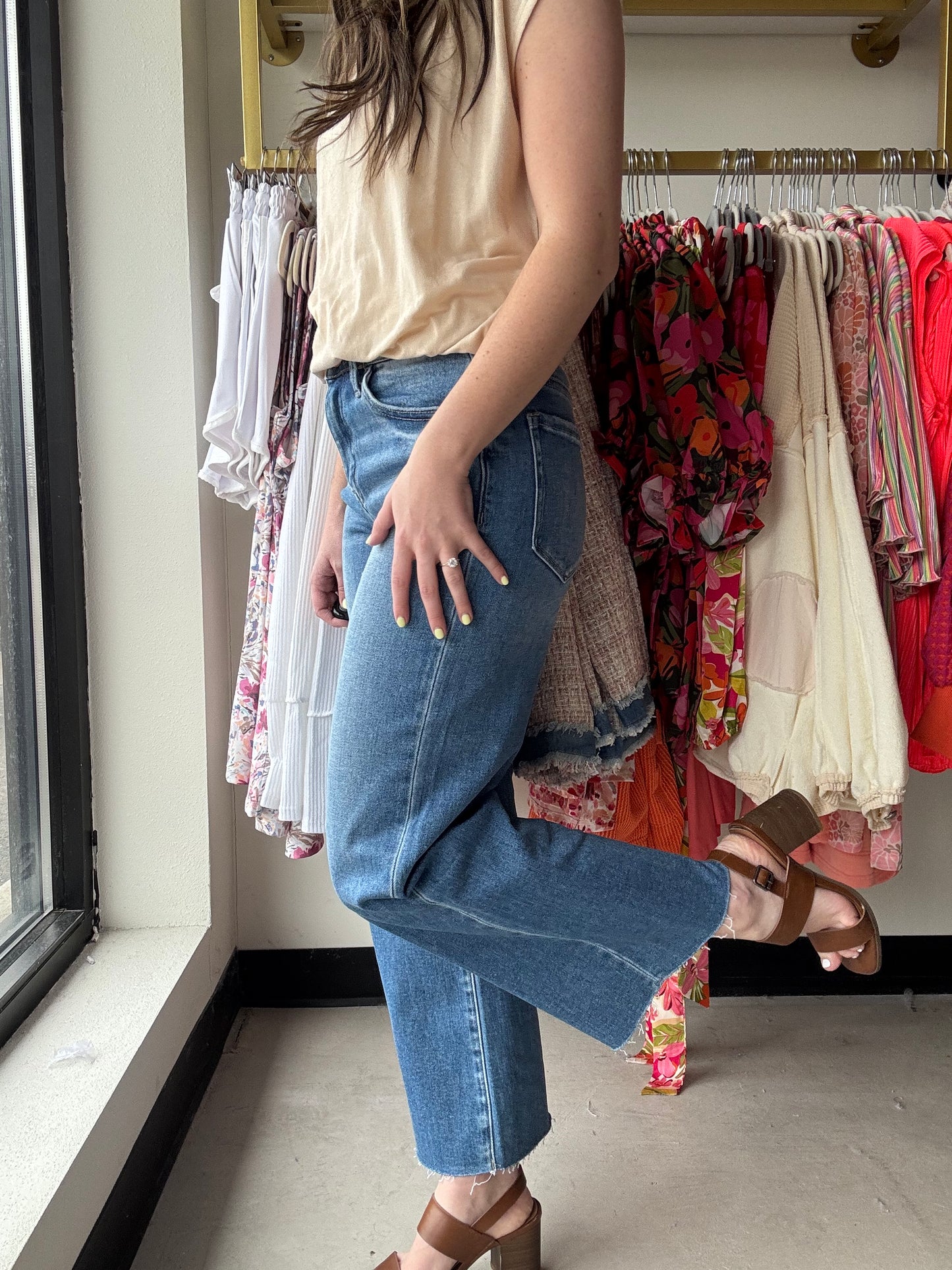 Jubilation Crop Wide Leg - Flying Monkey