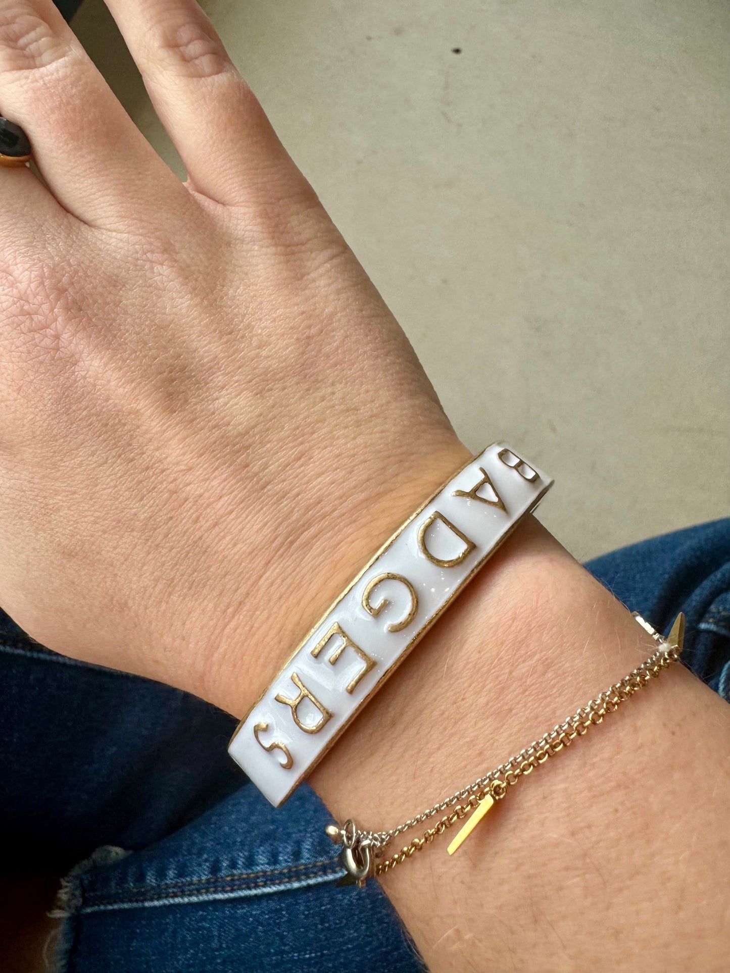Badgers Hinge Bangle