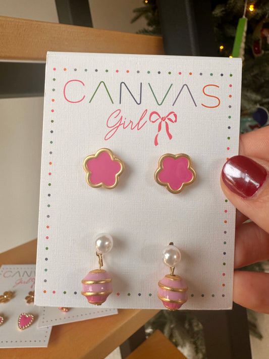 Molly Flowers & Macarons Studs