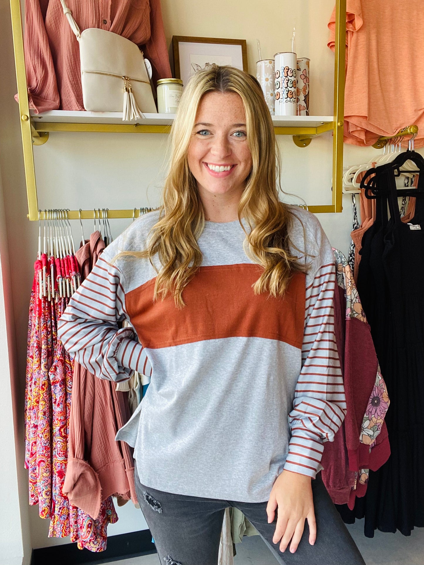 Casual Striped Long Sleeve