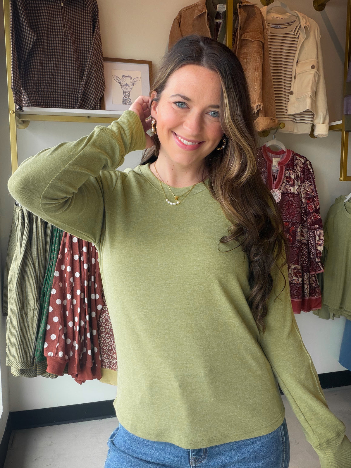 Matcha Lightweight Sweater Top
