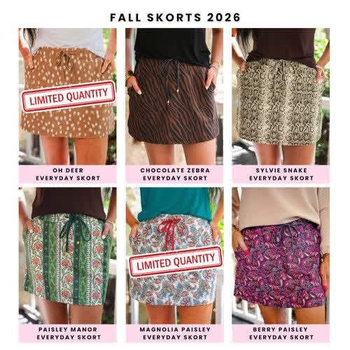 Preorder - Jess Lea Oh Deer Skort